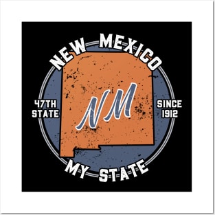 New Mexico My State Patriot State Tourist Gift Posters and Art